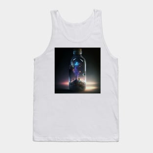 Universe in a glass bottle Tank Top